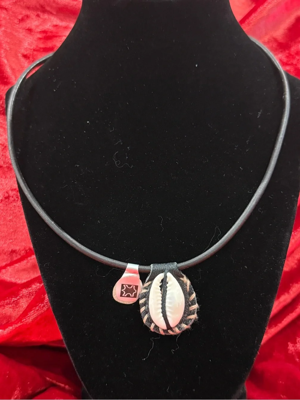 Boho Genuine Leather Cowrie Shell Surfer Choker Necklace
